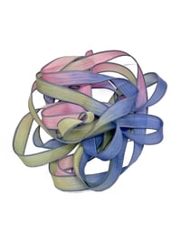 Image 5 of  1PC. JAW BREAKER 42" Hand Dyed Finished Edge Silk Wrist Wrap Bracelet/Jewelry/Craft Ribbons