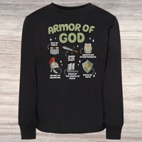 Image 3 of Long Sleeve Shirt~ Armor Of God