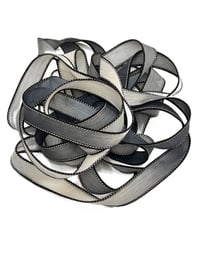 Image 5 of 1PC. ECLIPSE42" Hand Dyed Finished Edge Silk Wrist Wrap Bracelet/Jewelry/Craft Ribbons