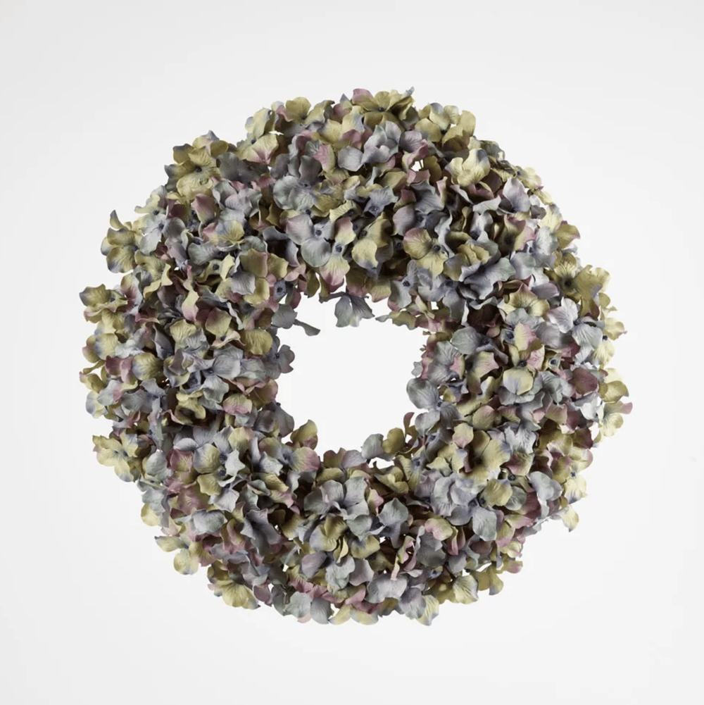 Image of Wreath with Hydrangea 