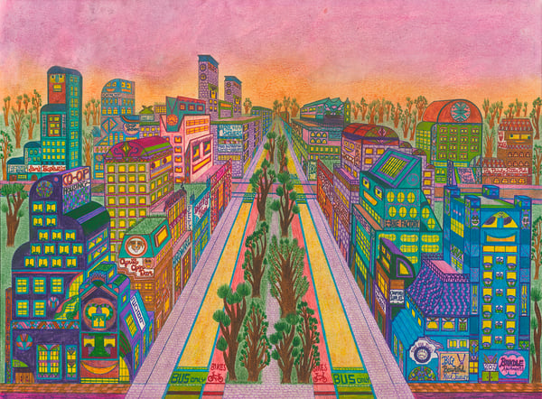 Image of Long April Boulevard in Blendini City