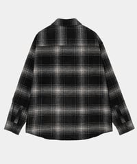 Image 2 of CARHARTT WIP_BRENNAN CHECK SHIRT JACKET (WOOL) :::BLACK/WAX:::