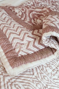 Image 1 of Dark Ikat Quilt