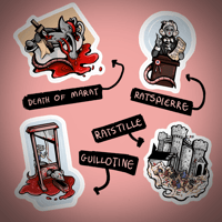 French Ratvolution Stickers