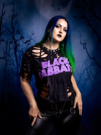 Image 6 of Medium Black Sabbath Distressed Tee