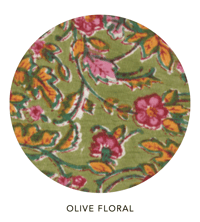 Image 6 of Olive Floral Quilt
