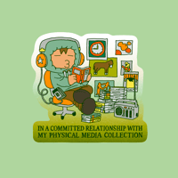 physical media sticker