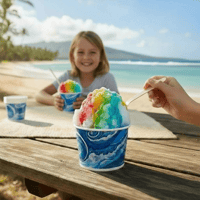 Image 2 of Ocean Design Paper Cups (50 pieces)