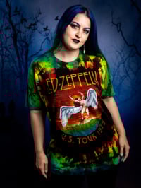 Image 2 of XL Led Zepplin Reverse Tie Dye Tee 
