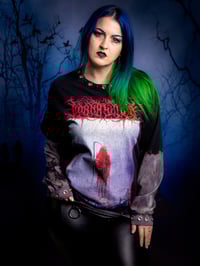 Image 6 of Large Lorna Shore Reverse Tie Dye Long Sleeve Tee 