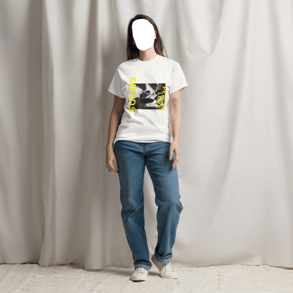 Image of T-SHIRT (Peace & Love white shirt)