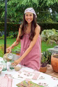 Image 2 of Holly Poppy Tablecloth