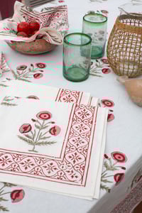 Image 3 of Holly Poppy Tablecloth