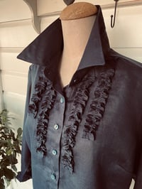 Image 1 of The Navy Frill Shirt