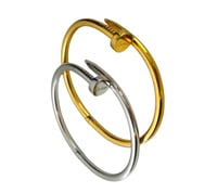 Image 1 of Nail Bracelet with logo, Unisex Style