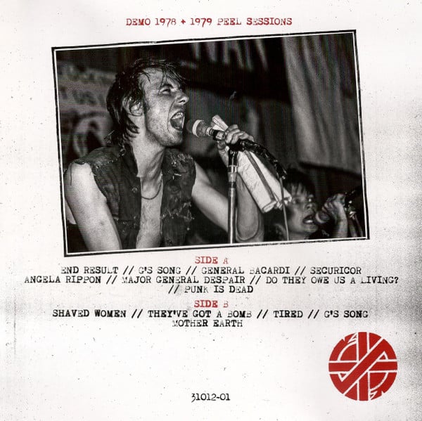 Image of Crass - "Demo-1978-Peel-Sessions-1979" Lp