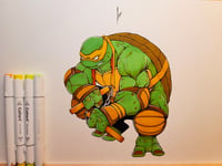 MIKEY TMNT ORIGINAL ART SIGNED