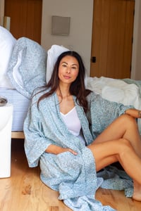 Image 2 of Long Robe Mint Swirl