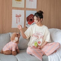 Image 1 of STRIPE LOUNGE PANTS