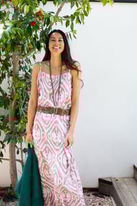 Image 3 of India Slip Dark Ikat