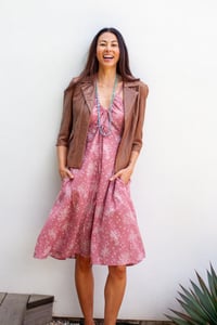 Image 2 of Halter Dress Cranberry Star