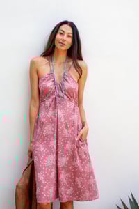 Image 1 of Halter Dress Cranberry Star