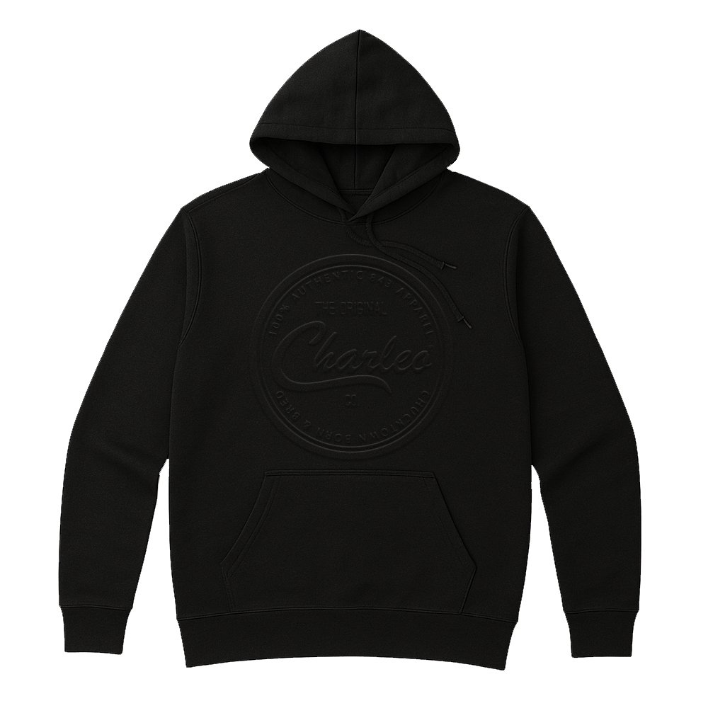 Charleo® Embossed Hoodie | The Original Charleo Co.