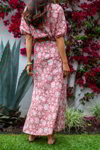 Image 4 of Lined Bias Skirt + GG Top Spanish Floral