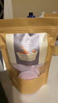 Double butter lavender bath bombs