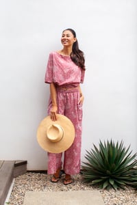 Image 2 of GG Top  + Pant Cranberry Star