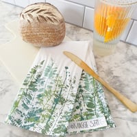 Image 1 of Pressed Fern Tea Towel-Limited Stock