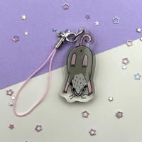 Image 2 of Opossum phone charm