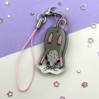 Image 1 of Opossum phone charm