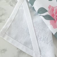 Image 4 of Elegant Pink Roses Tea Towel-Limited Stock