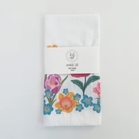 Image 2 of Polish Wycinanki Inspired Floral Tea Towel-Limited Stock