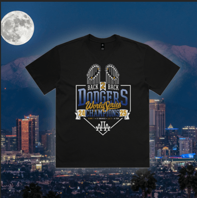 Image of LOS ANGELES BACK 2 BACK SERIES T-SHIRT 