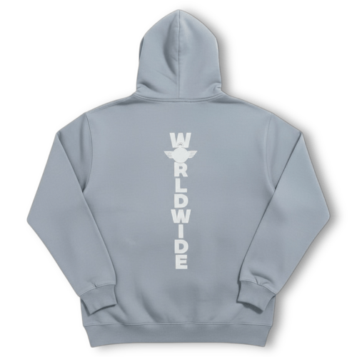 Image of FlyTimez “Worldwide” 3D Hoodie (Cloud)
