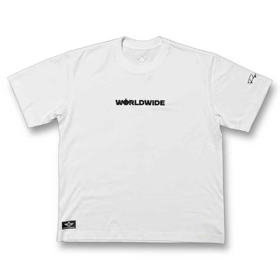 Image of FlyTimez “Worldwide” 3D Tee (White)