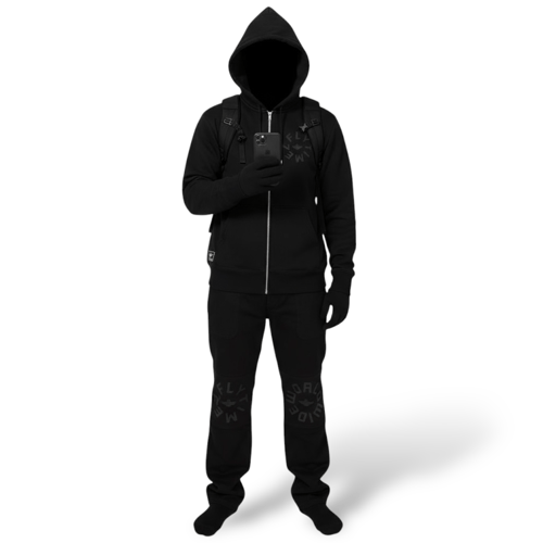 Image of FlyTimez “Worldwide: Flight 360” 3D Zip-Hoodie (Black)
