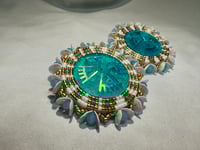 Image 4 of Tribal beaded earrings 