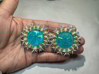 Image 5 of Tribal beaded earrings 