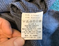Image 7 of Garment Reproduction of Workers shirt, made in France, size 2 (M)