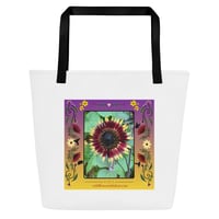 Image 3 of Sunflower - Large Tote Bag