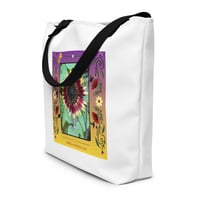 Image 5 of Sunflower - Large Tote Bag