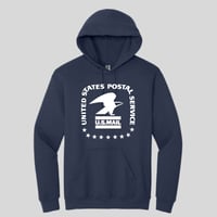 Image 2 of Navy Blue-USPS Hoodie Sweatshirt