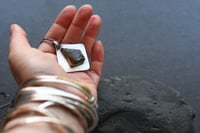 Image 3 of Australian Boulder Opal Silver Necklace