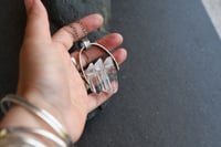 Image 2 of Clarity Clear Quartz Crystal Silver Necklace
