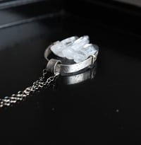 Image 1 of Clarity Clear Quartz Crystal Silver Necklace