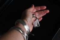 Image 5 of Clarity Clear Quartz Crystal Silver Necklace