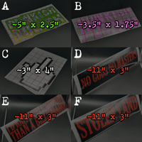 Image 2 of Various Vinyl Decals